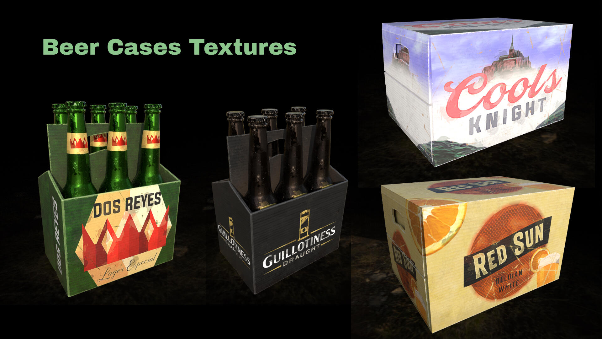 Beer Cases Textures