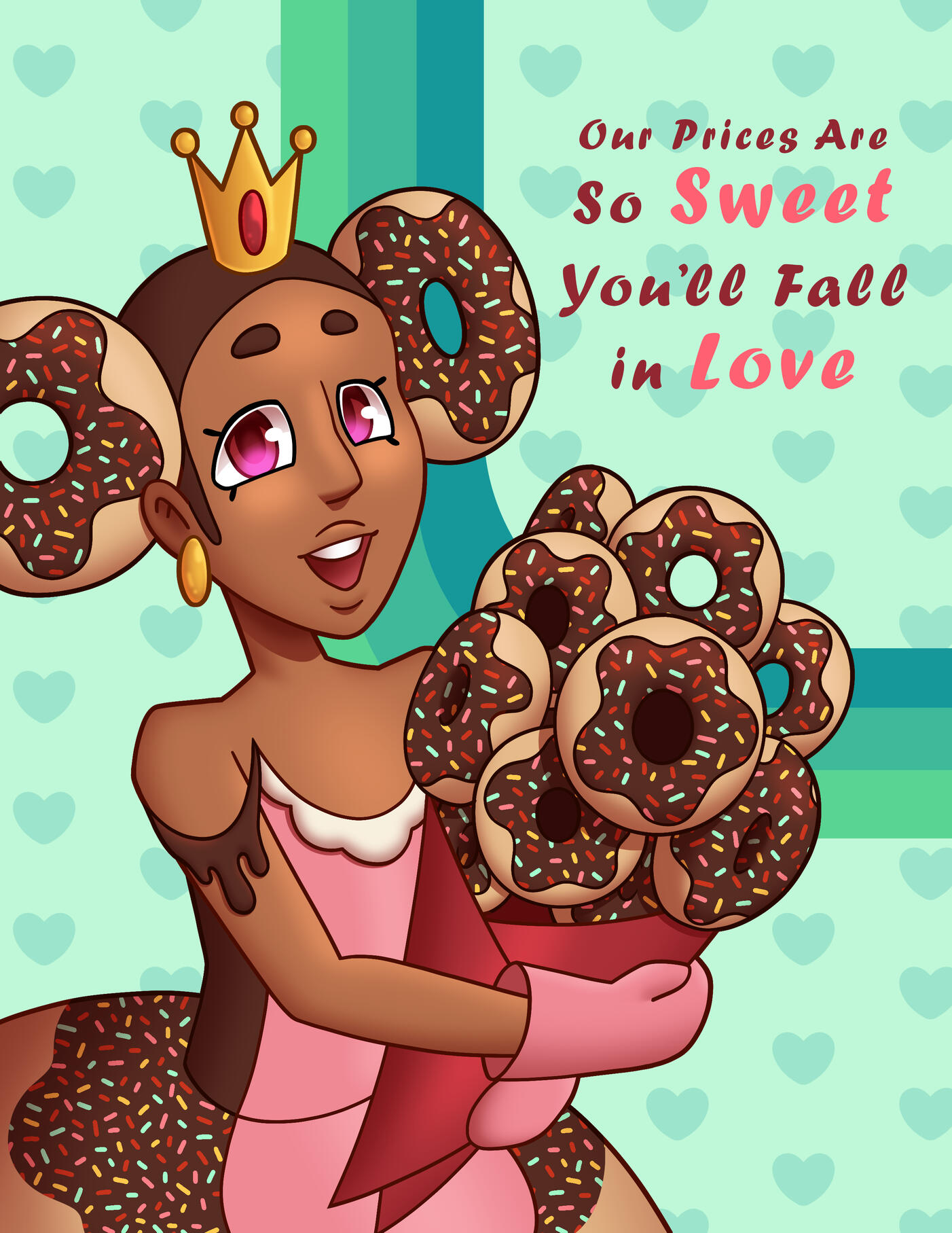 Donut Princess Poster